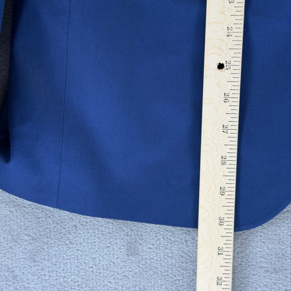 Zara Man Blue Cool Comfort Blazer Jacket USA 40 Slim Fit Two Button Formal